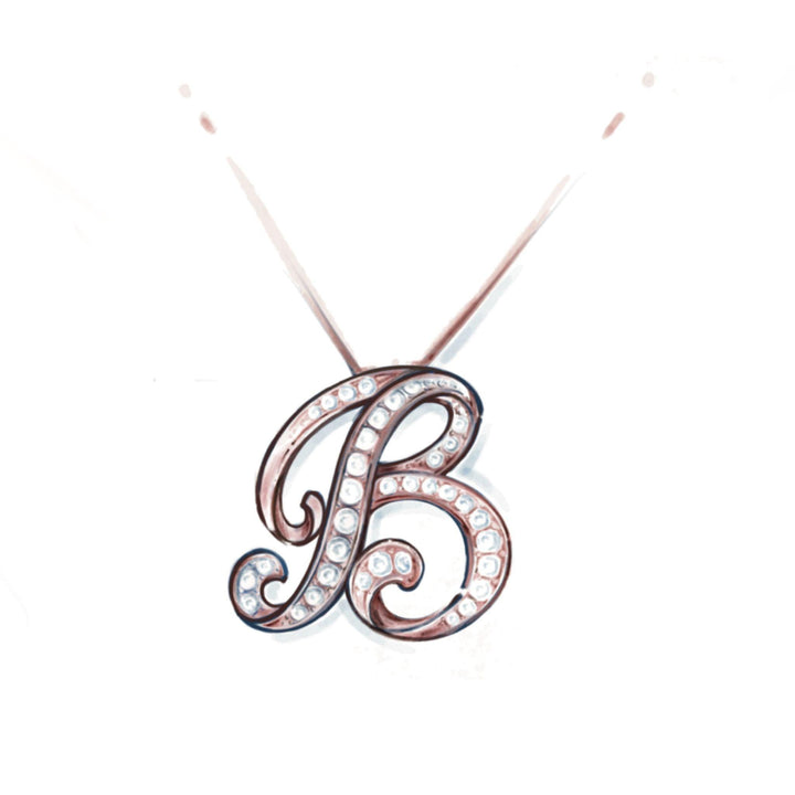 Cursive Alphabet NecklacePRODUCT DESCRIPTION:


18K Gold Diamond Necklace


Please note that each VERDE creation is handcrafted. As a result, carat weight and stone quantities may differ sli