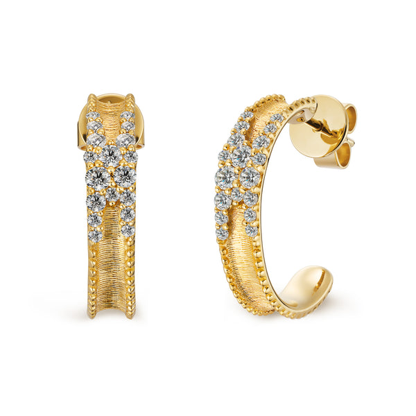 Vintage Narrow Hoop Earrings