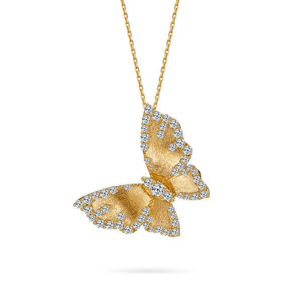 La Natura Butterfly Brooch/Pendant - Large Model
