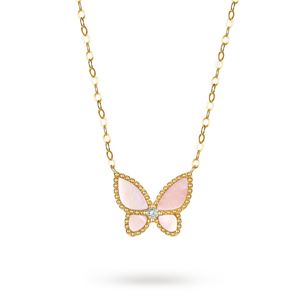 Verde x HKBCF-Graceful Butterfly Necklace