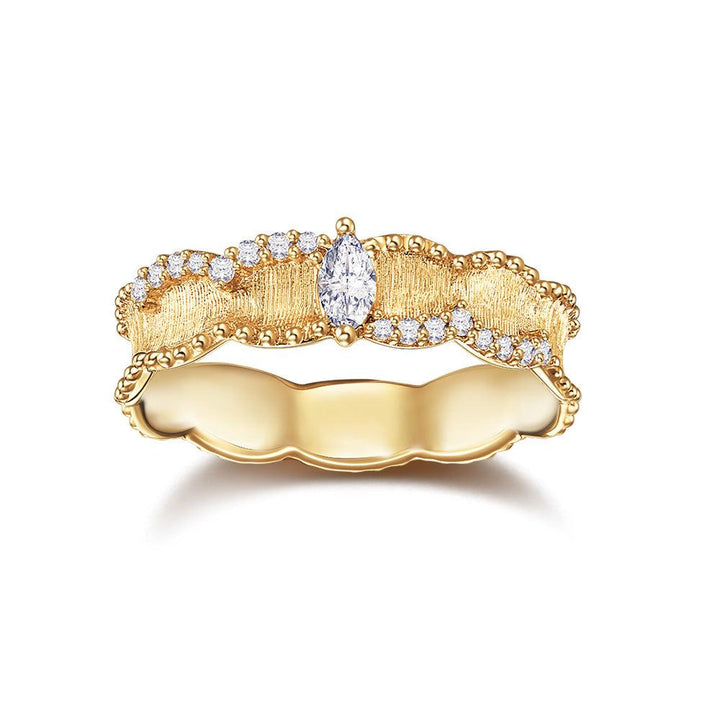 Vintage Collection -RingPRODUCT DESCRIPTION:
STONE Diamond:
16 stones, 0.12 carat
1 Marquise Diamond, 0.10 carat
Online prices are for reference only; all prices are based on in-store price