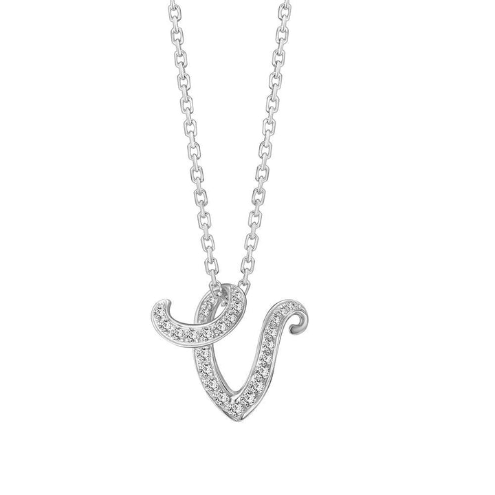 Cursive Alphabet NecklacePRODUCT DESCRIPTION:


18K Gold Diamond Necklace


Please note that each VERDE creation is handcrafted. As a result, carat weight and stone quantities may differ sli