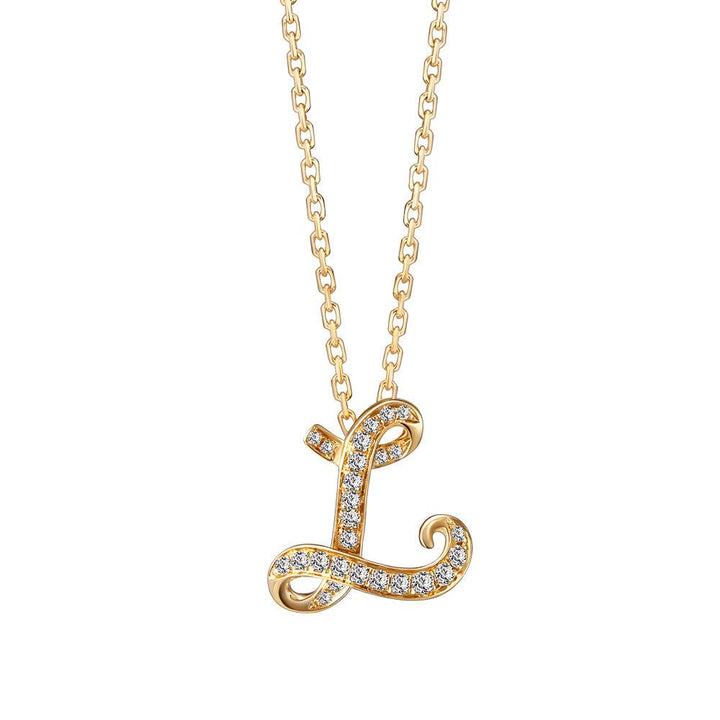 Cursive Alphabet NecklacePRODUCT DESCRIPTION:


18K Gold Diamond Necklace


Please note that each VERDE creation is handcrafted. As a result, carat weight and stone quantities may differ sli