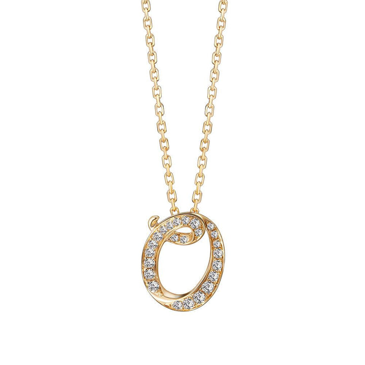 Cursive Alphabet NecklacePRODUCT DESCRIPTION:


18K Gold Diamond Necklace


Please note that each VERDE creation is handcrafted. As a result, carat weight and stone quantities may differ sli