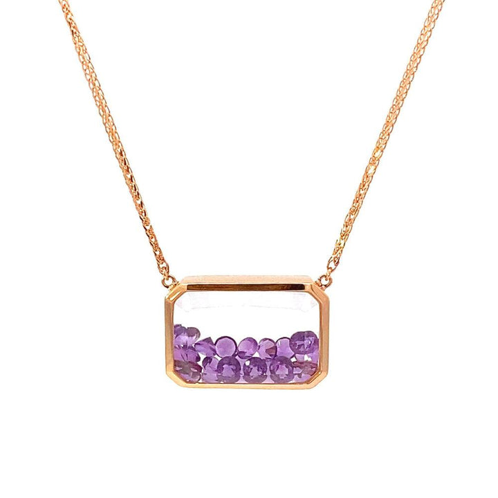 Octo Collection – NecklacePRODUCT DESCRIPTION:
18K Gold Amethyst Necklace 
Online prices are for reference only; all prices are based on in-store prices.
Please note that each VERDE creation 