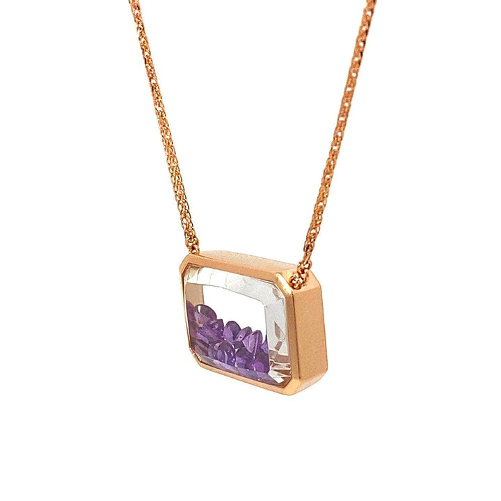 Octo Collection – NecklacePRODUCT DESCRIPTION:
18K Gold Amethyst Necklace 
Online prices are for reference only; all prices are based on in-store prices.
Please note that each VERDE creation 